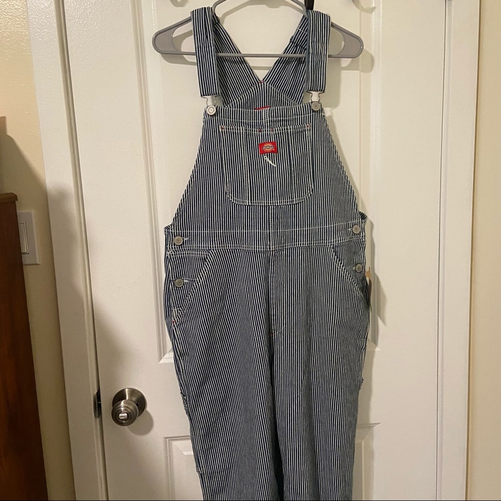 Dickies relaxed stripped overalls